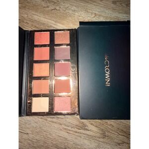 Crown Pro Eyeshadow Palette 10 Color Matte Shimmer Warm Tones Rose Gold Compact